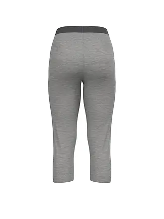 ODLO | Pantaloni da donna 3/4 Merino 200 | grau